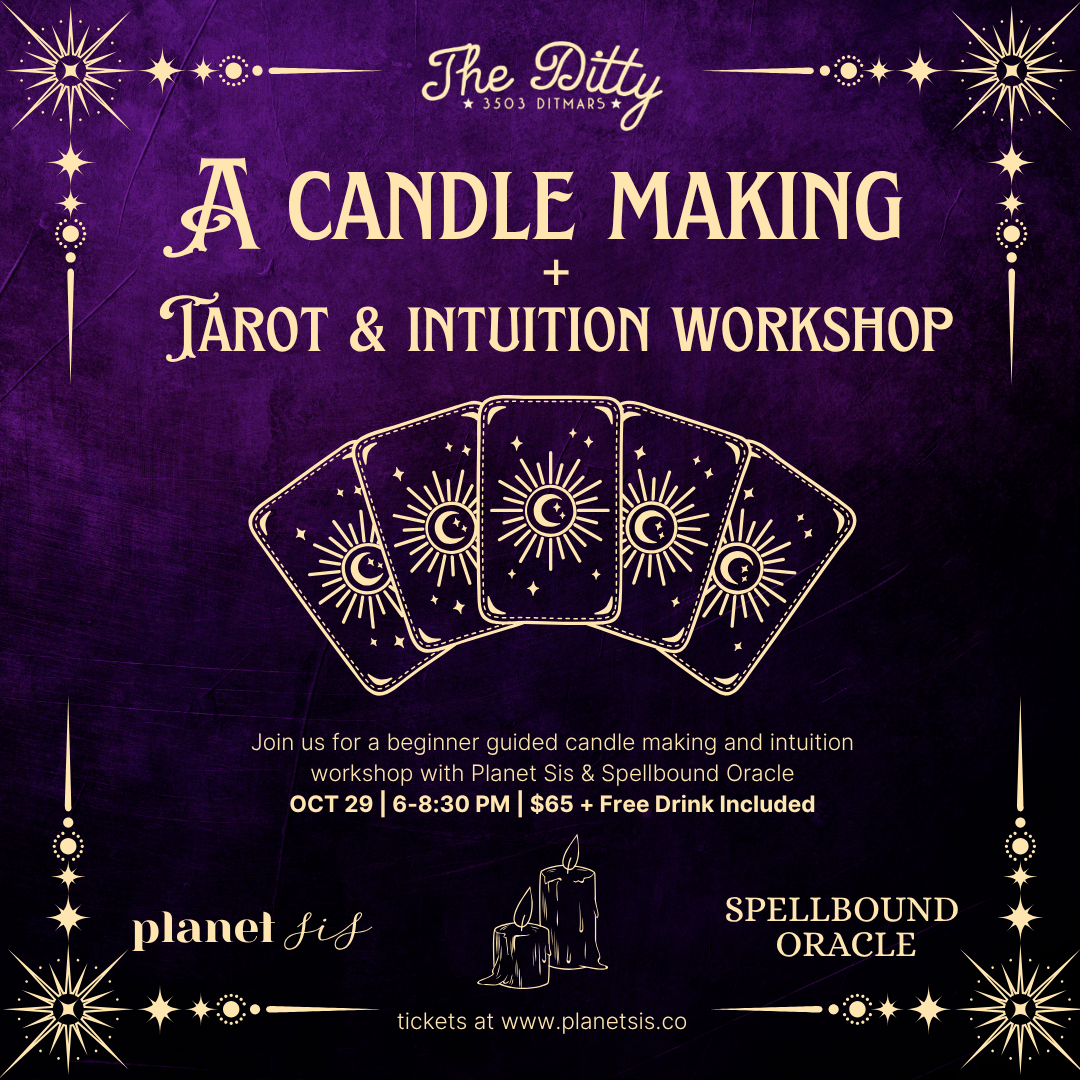 A Candle Making + Tarot & Intuition Workshop Planet Sis