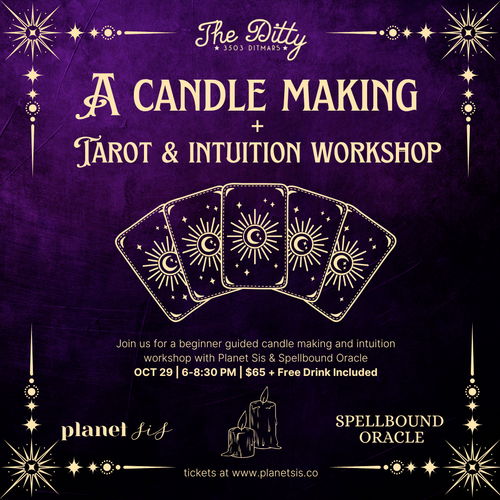A Candle Making + Tarot & Intuition Workshop Planet Sis
