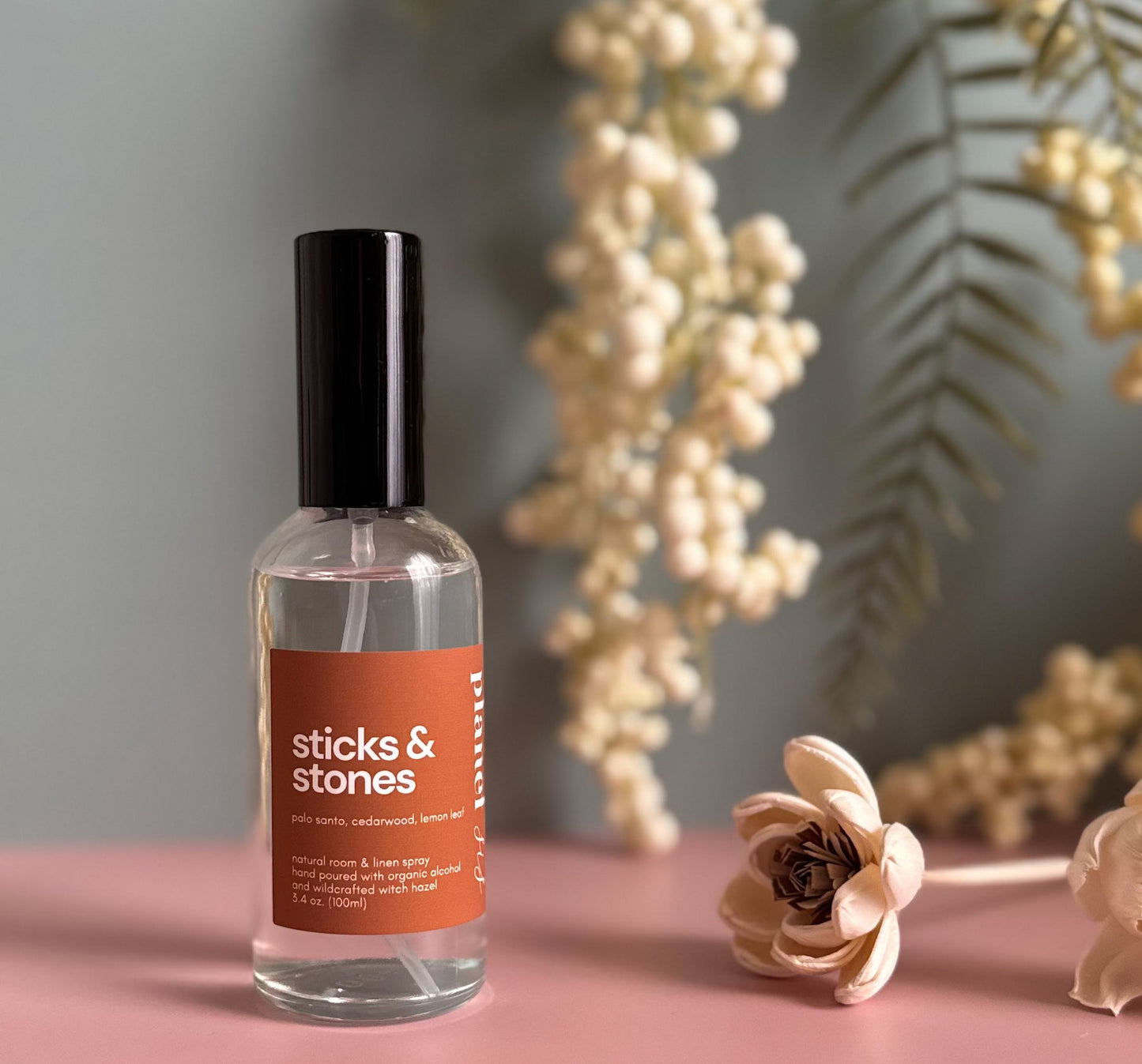 sticks & stones room & linen spray Planet Sis