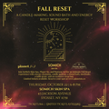 Fall Reset: Candle Making + Sound Bath + Energy Reset Planet Sis