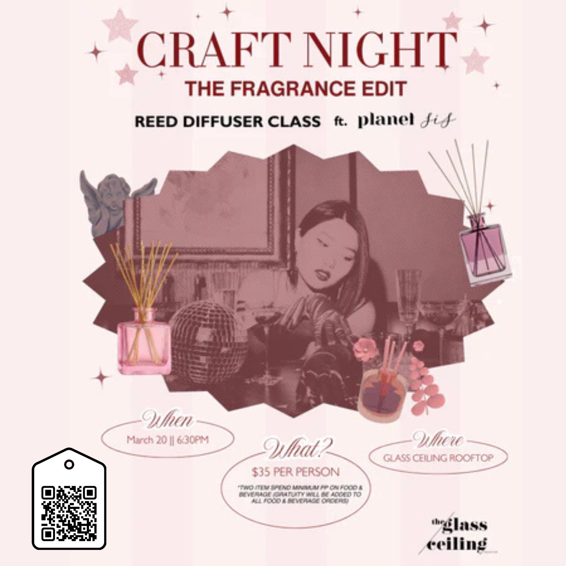 The Glass Ceiling X Planet Sis Reed Diffuser Workshop Planet Sis